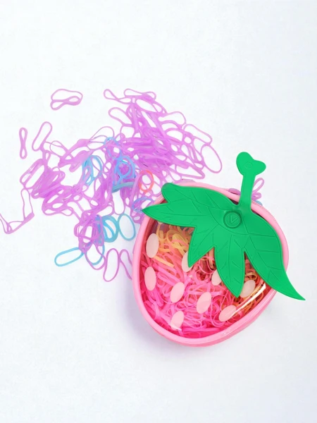 Royalfashion Різнокольорові силіконові гумки Полуниця