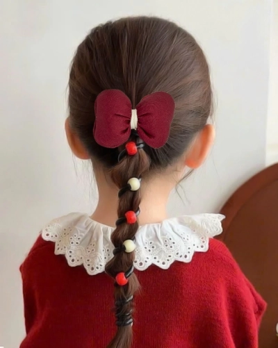 Royalfashion Gumička na vlasy s mašlí Ribbon Coil