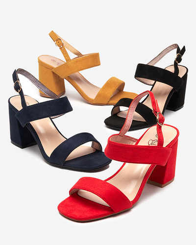 Жіночі темно-сині босоніжки на штирі Riddo- Footwear