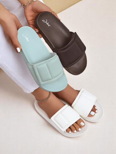 Royalfashion Dámské pantofle na ploché podrážce FlexiWalk