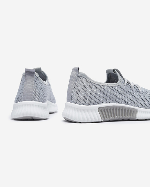 Сірі жіночі тканинні спортивні кросівки Vobbu- Footwear
