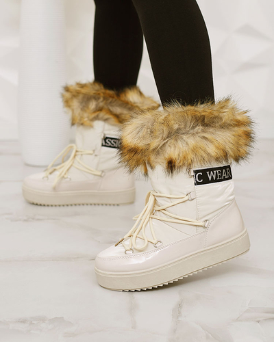 Royalfashion nazouvací boty a'la snow boots for women GMILLO