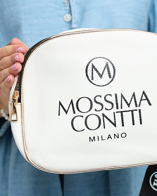 Маленька жіноча сумочка з написами - Аксесуари