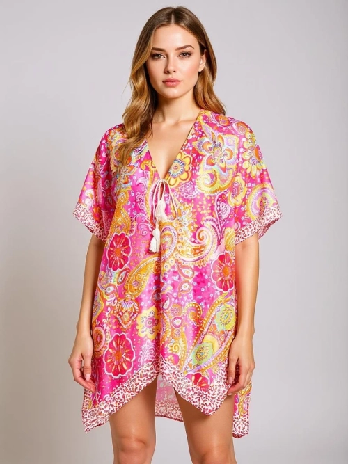 Сукня Парео Callista Royalfashion – Кольорова, Повітряна, V-подібний виріз, Універсальна