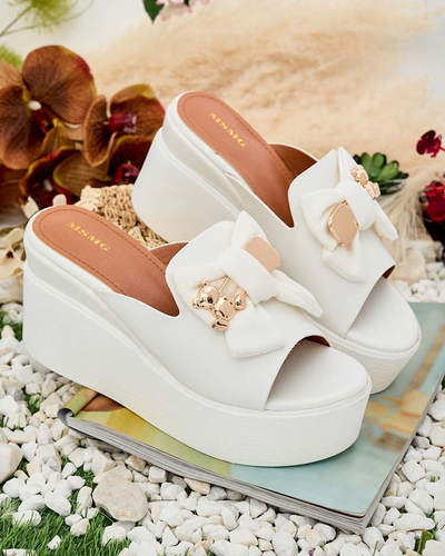 Royalfashion Жіночі шльопанці Dalimes на котурні