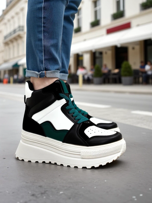 Royalfashion Високі жіночі спортивні туфлі Geeky