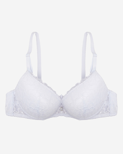 Bílá dámská krajková podprsenka - Spodní prádlo