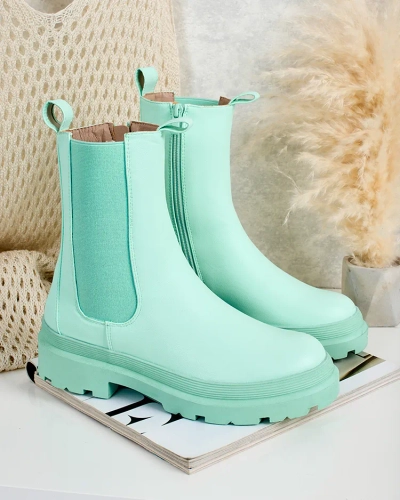 Royalfashion Eko kožené dámské kozačky Ereste