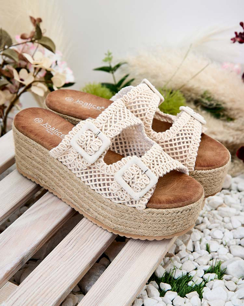 Royalfashion Dámské žabky na platformě Olcana