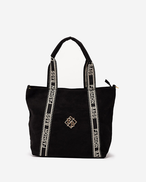 Жіноча сумка з екозамші Royalfashion Black