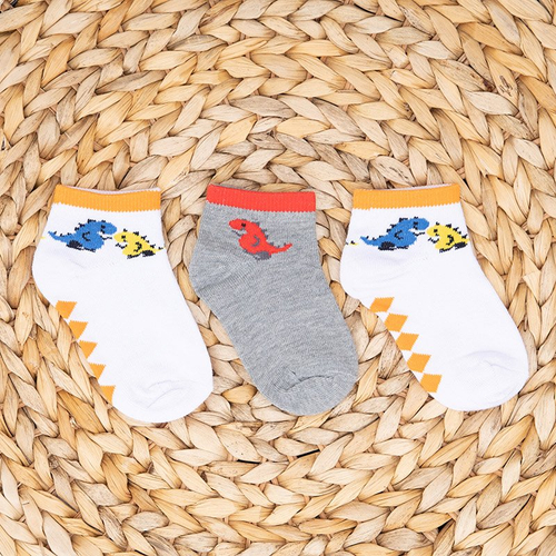 Білі дитячі шкарпетки, набір з 3-х пар - Шкарпетки