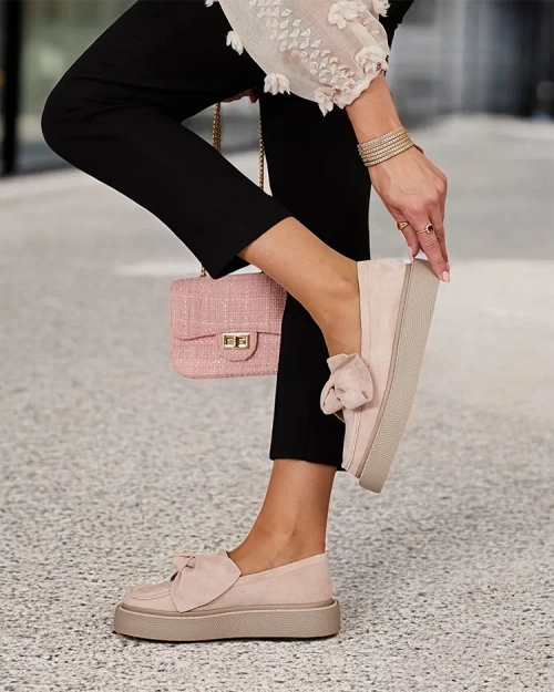 Royalfashion Жіночі напівчеревики з бантом Eriz