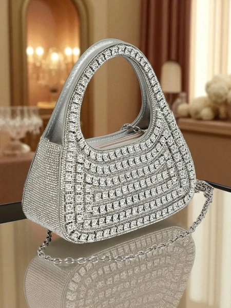 Royalfashion Dámská psaníčko kabelka se zirkony Myra Quill