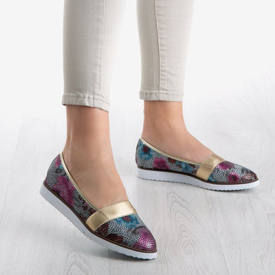 Vícebarevné dámské baletky Nasulsha - Obuv 1