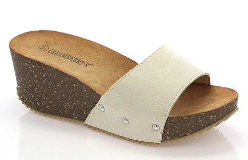 Жіночі тапочки на танкетці Lamardi - Туфлі