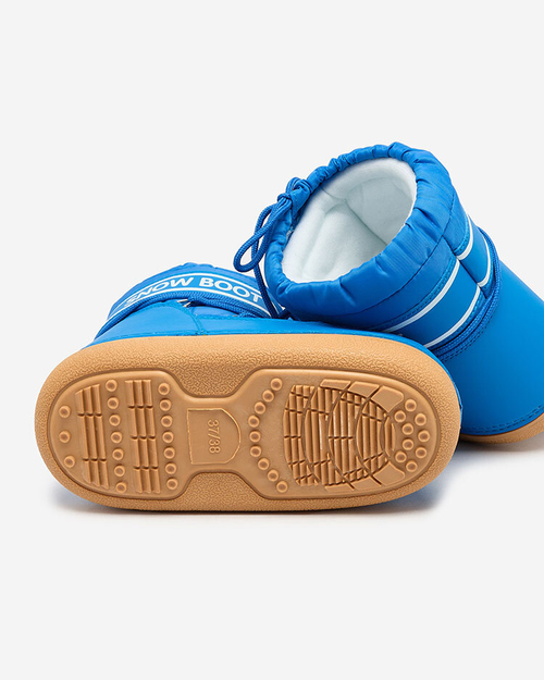 Сині жіночі снігоступи Royalfashion з рубчиком Soblesia