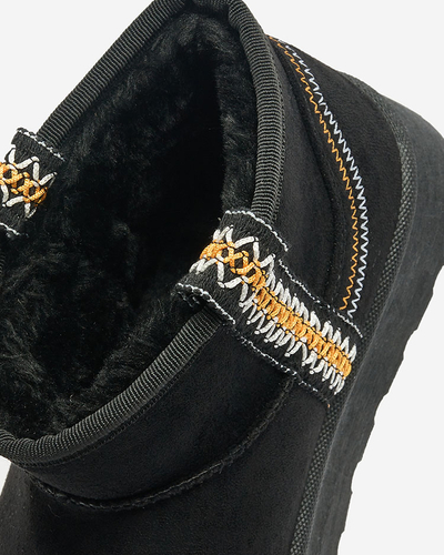 Royalfashion Жіночі короткі черевики а-ля снігоступи з орнаментом Erititta