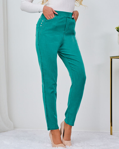 Жіночі лосини Royalfashion морського кольору PLUS SIZE