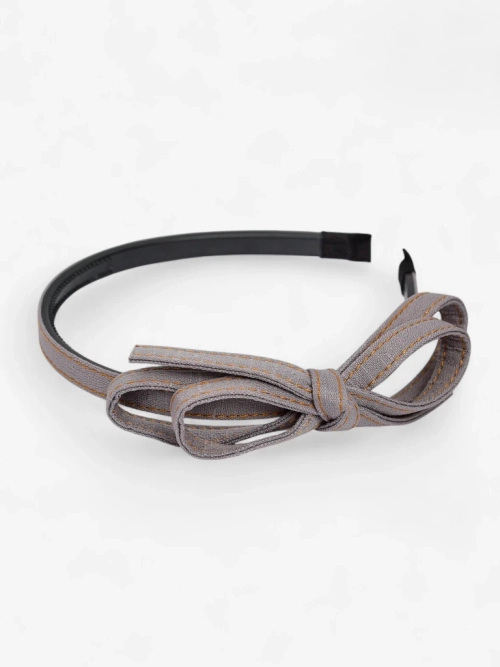 Royalfashion Обруч із бантом у джинсовому стилі