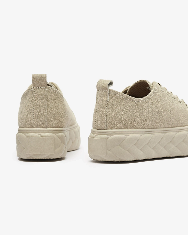 Béžové dámské tenisky na platformě Sedix - Obuv