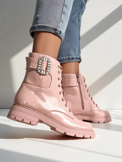 Royalfashion Жіночі чоботи на шнурівці Lacero