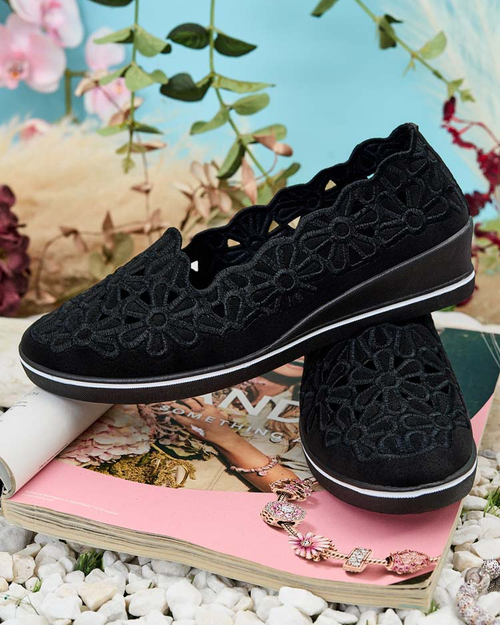 Royalfashion Жіночі напівчеревики на низьких підборах Dellio