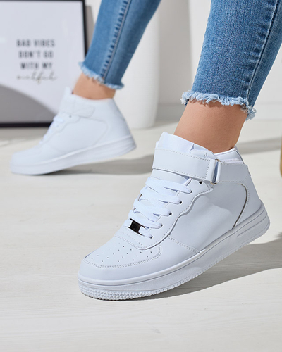 Білі жіночі високі кеди Silapa- Footwear