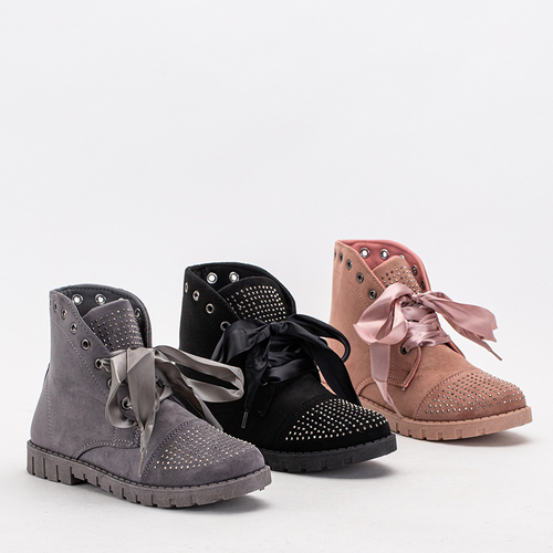 Рожеві жіночі черевики з оздобленням Segadi