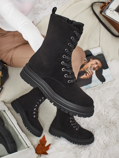 Dámské eko semišové workery Molistea