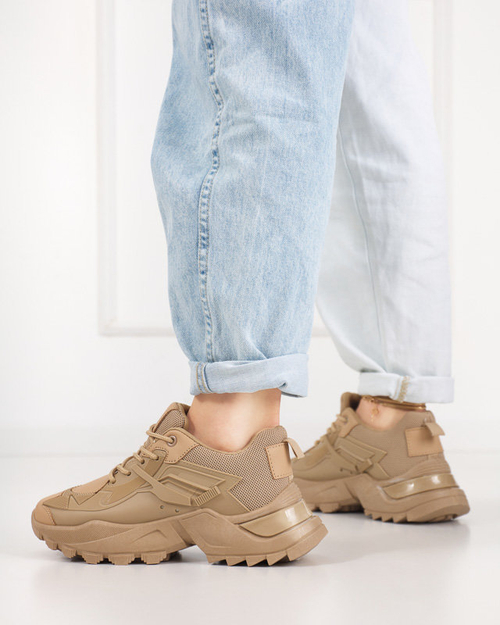 OUTLET Світло-коричневі спортивні кеди жіночі Bayart - Взуття