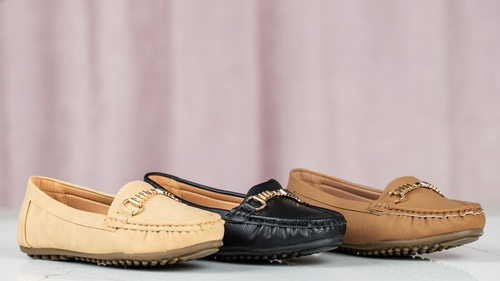 Чорні мокасини з металевим декором Абу-Дабі - Взуття