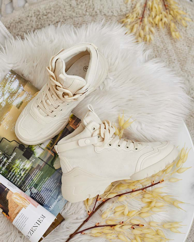 Royalfashion Dámské sportovní vysoké tenisky Bullaro