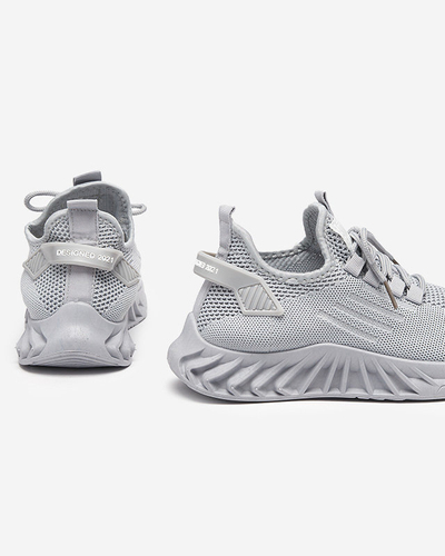 Тканинні жіночі спортивні туфлі світло-сірого кольору Ltoti- Взуття