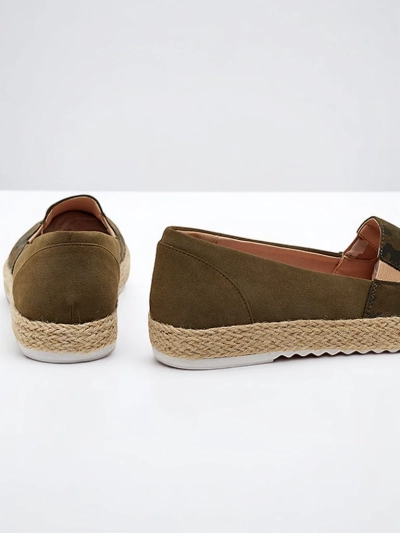 Dámské zelené espadrilky v barvě Nuhente - Obuv