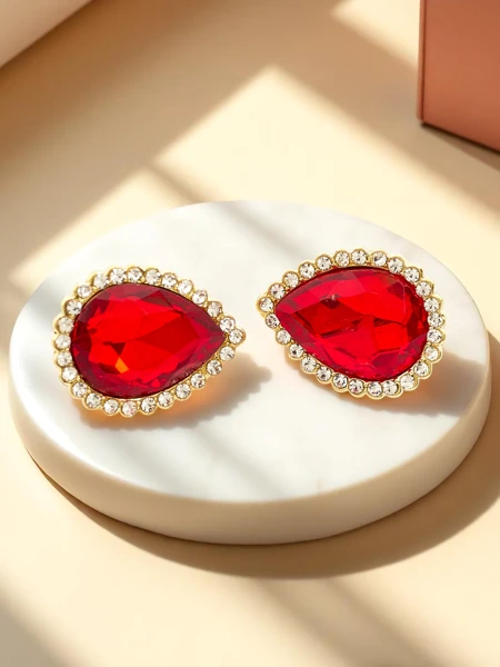 Royalfashion Жіночі кліпси з кристалами та фіанітами