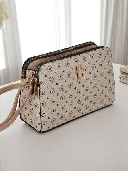 Royalfashion Malá kabelka z eko kůže s potiskem Viva Linea