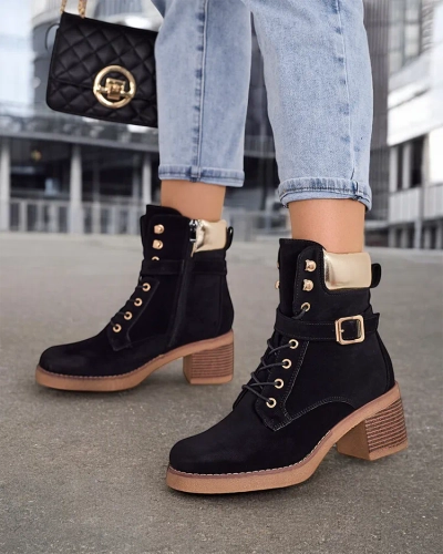 Жіночі низькі чоботи до щиколотки Royalfashion Nedelin