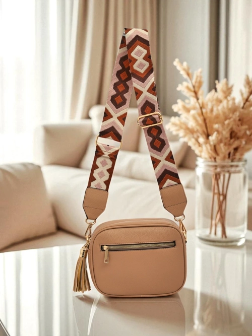 Royalfashion Маленька жіноча сумочка з екошкіри з кольоровим ремінцем Kovi Lace