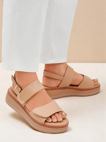 Royalfashion Dámské sandály s hrubší podrážkou Tulipp