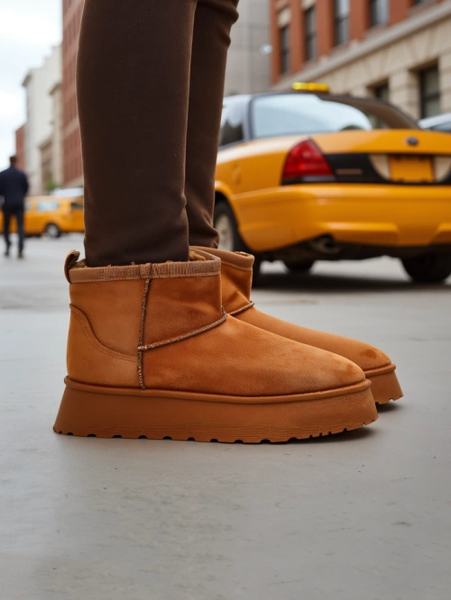 Royalfashion Короткі черевики, які нагадують жіночі снігові чоботи Fortesse