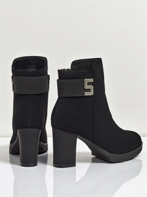 Ботильйони жіночі еко шкіряні на підборах Mireliq