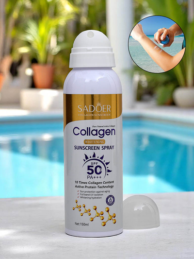 Sadoer Opalovací sprej SPF 50 s kolagenem