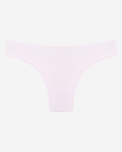Світло-рожеві жіночі гладкі трусики-бра - Нижня білизна