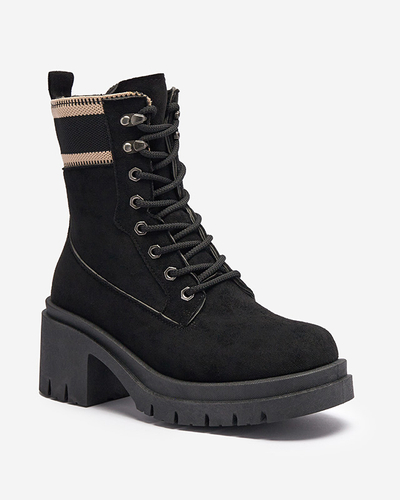 Чорні черевики на шпильці Koidoo- Obuwie