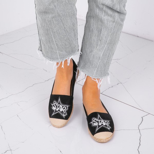 Чорні еспадрилі зі значком Borneo - Взуття