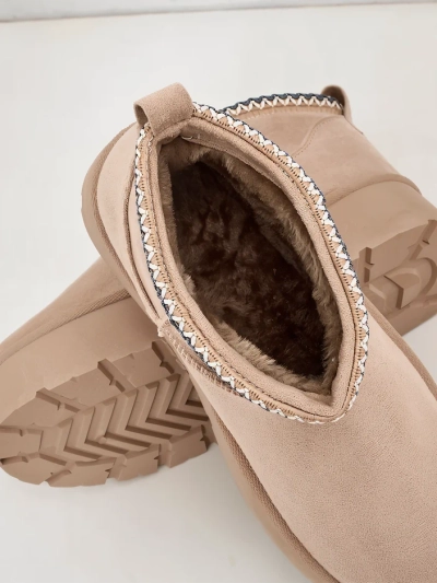 Royalfashion Dámské krátké boty a'la snow boots Xoalla