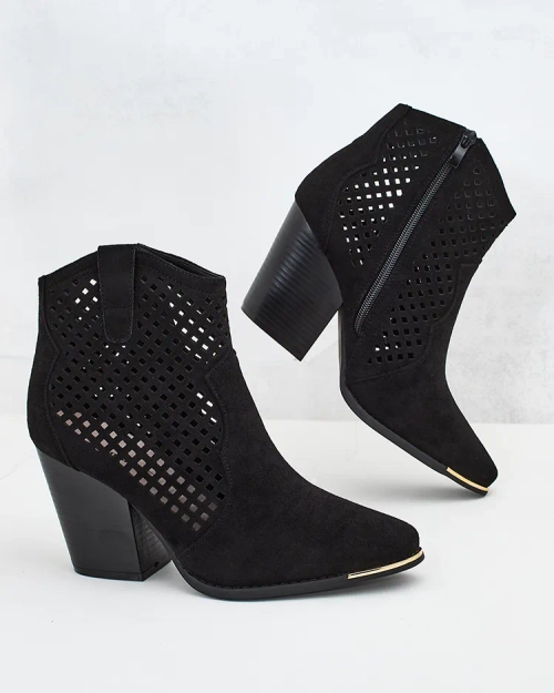 Жіночі ажурні чоботи Royalfashion Tonnet