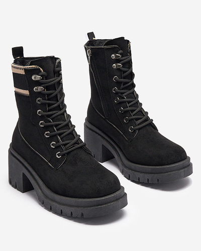 Чорні черевики на шпильці Koidoo- Obuwie