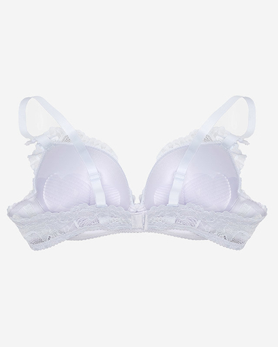 Жіночий бюстгальтер з білим мереживом - Нижня білизна