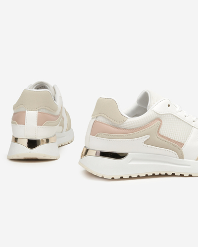 Бежеві жіночі кросівки Delani